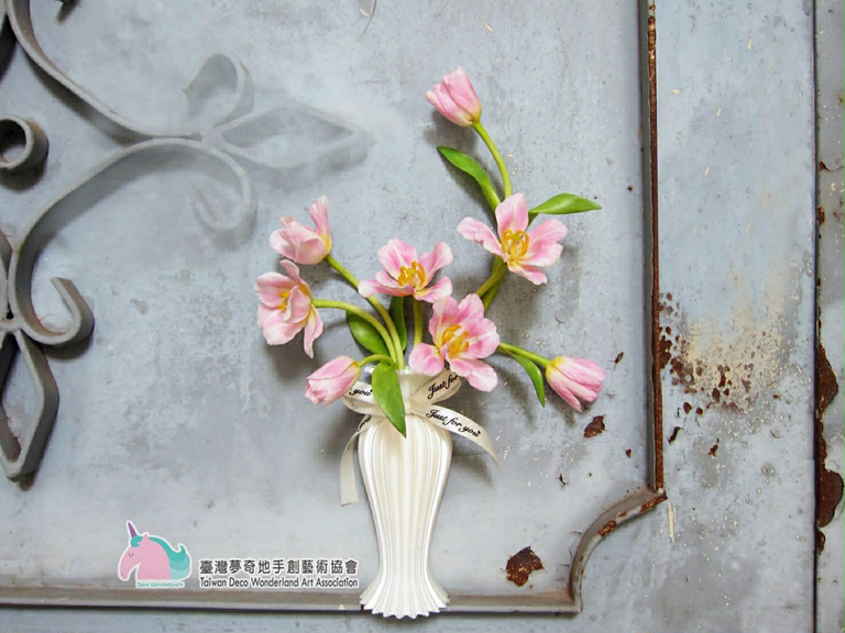 夢奇地,研習,花藝,黏土